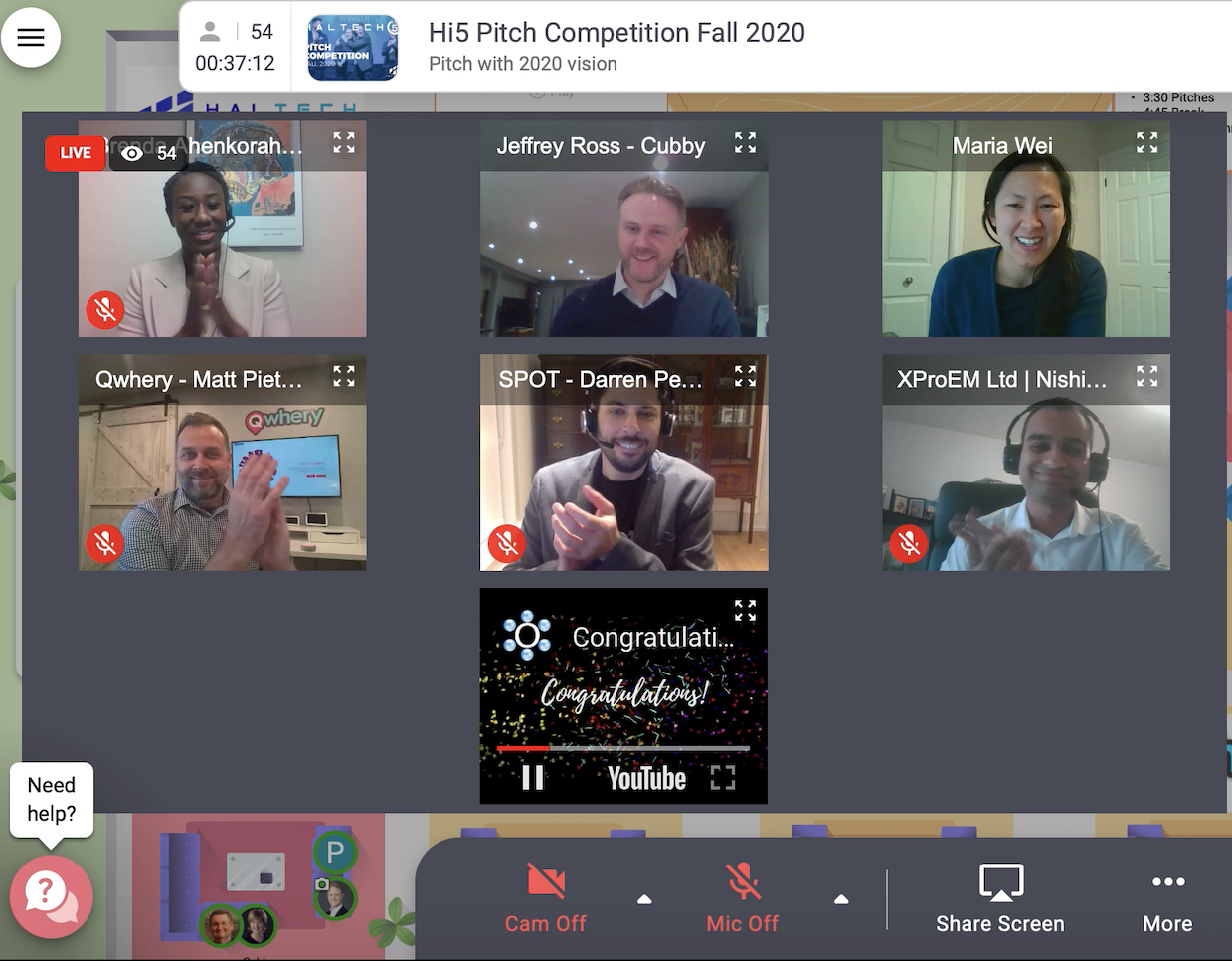 Virtual Conference with Competing Companies