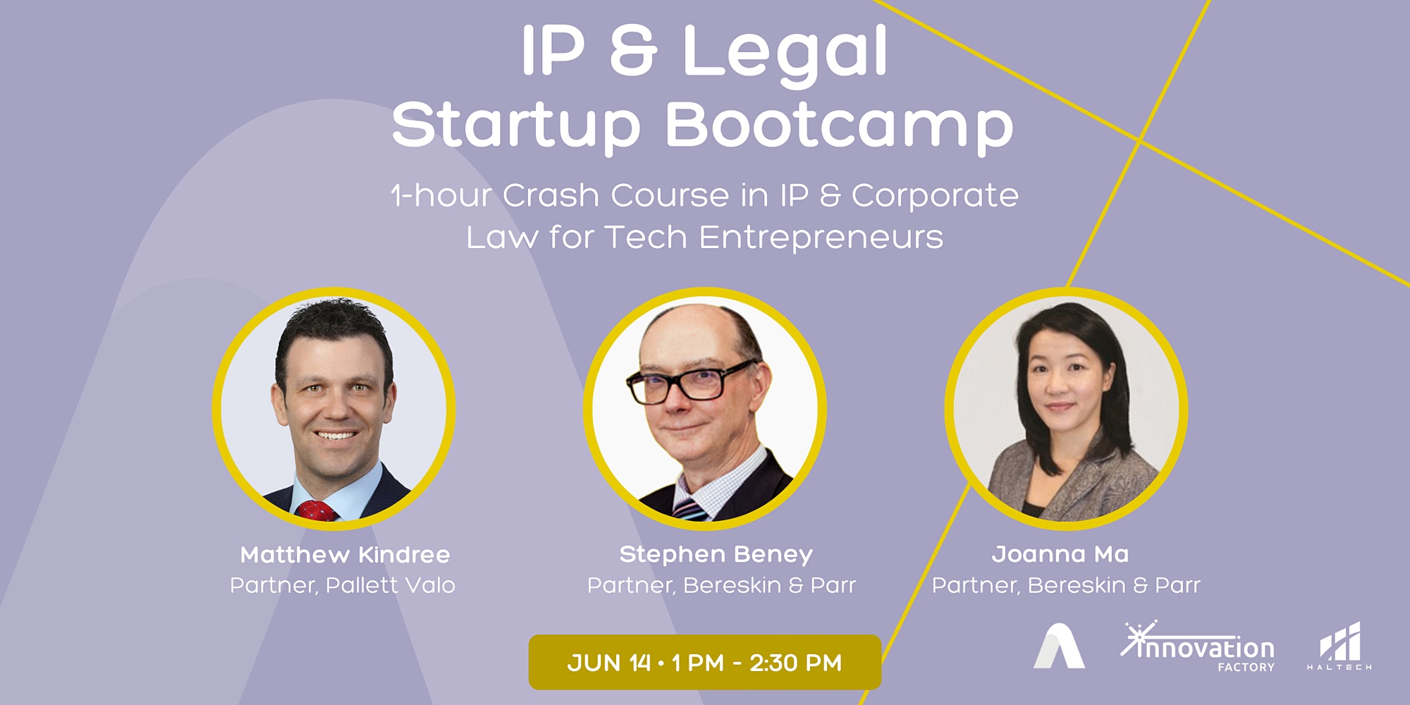 IP & Legal Startup Bootcamp - Haltech