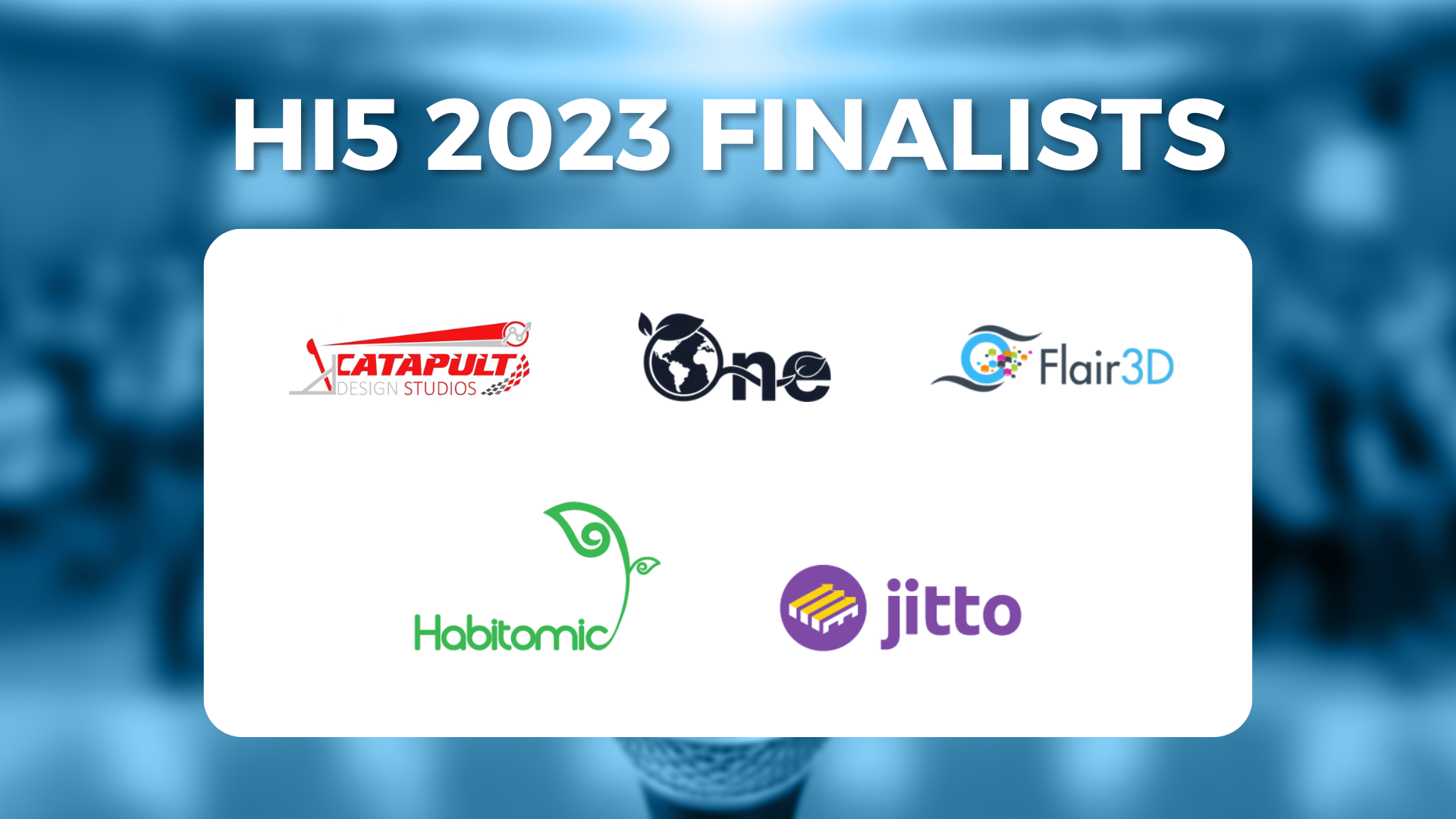 Hi5 2023 Finalist Logos.